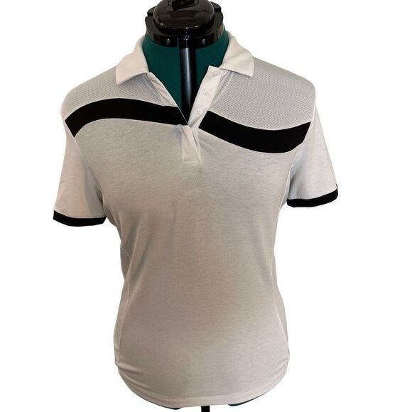 Callaway White and Black Trim Golf Polo- size M - Picture 3 of 8